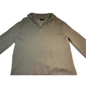 Valentino Roma Men's Sweater 1/4 Zip Size Small, 100% Lana Wool- EUC